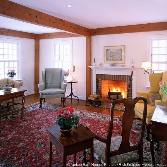 Timber frame gathering room