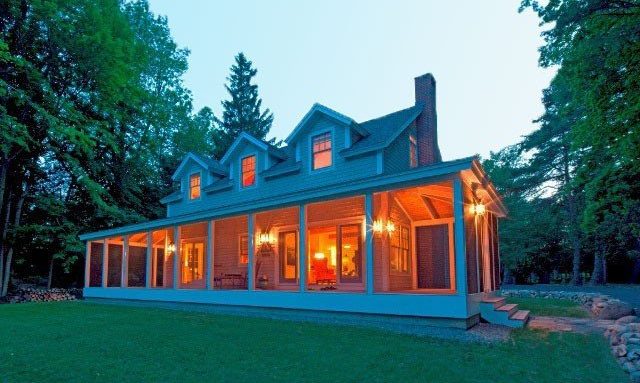 sunapee-cottage Post and Beam Home Plans