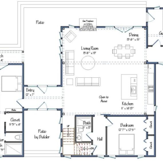 Contemporary Barn Home Plan The Lexington