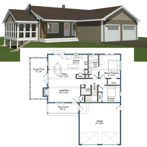 New Yankee Barn Homes Floor Plans