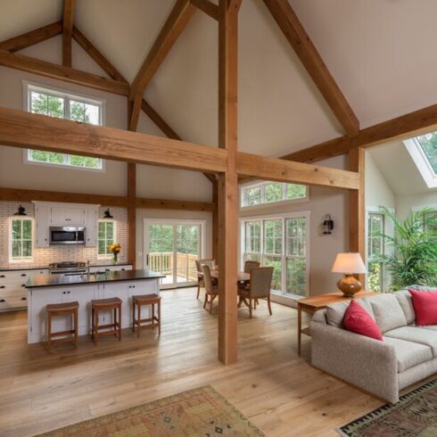 Small Post and Beam Floor Plan: Eastman House