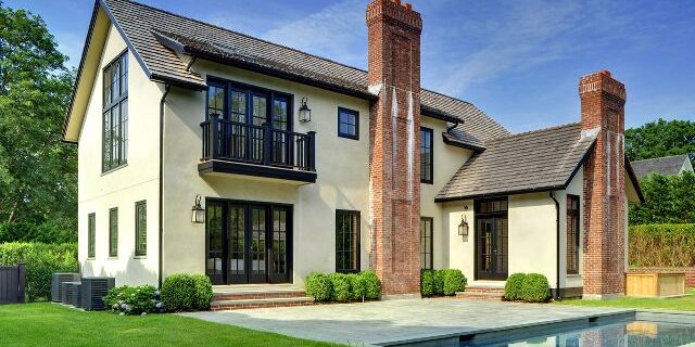 Yankee Barn Homes English Cottage in East Hampton Progresses