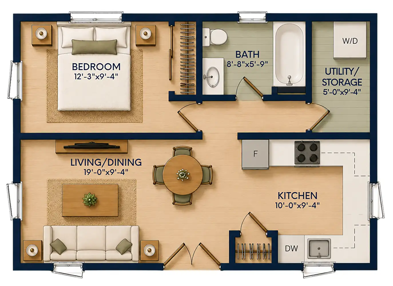The Croft — floor plan