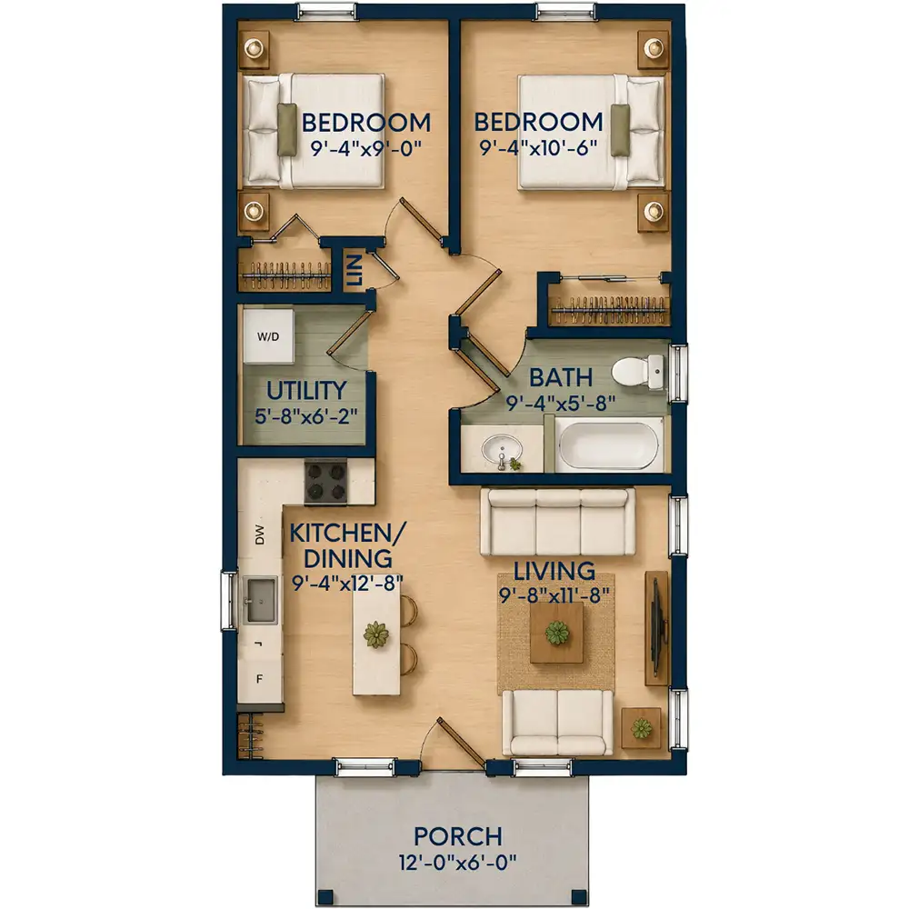 The Retreat — floor plan