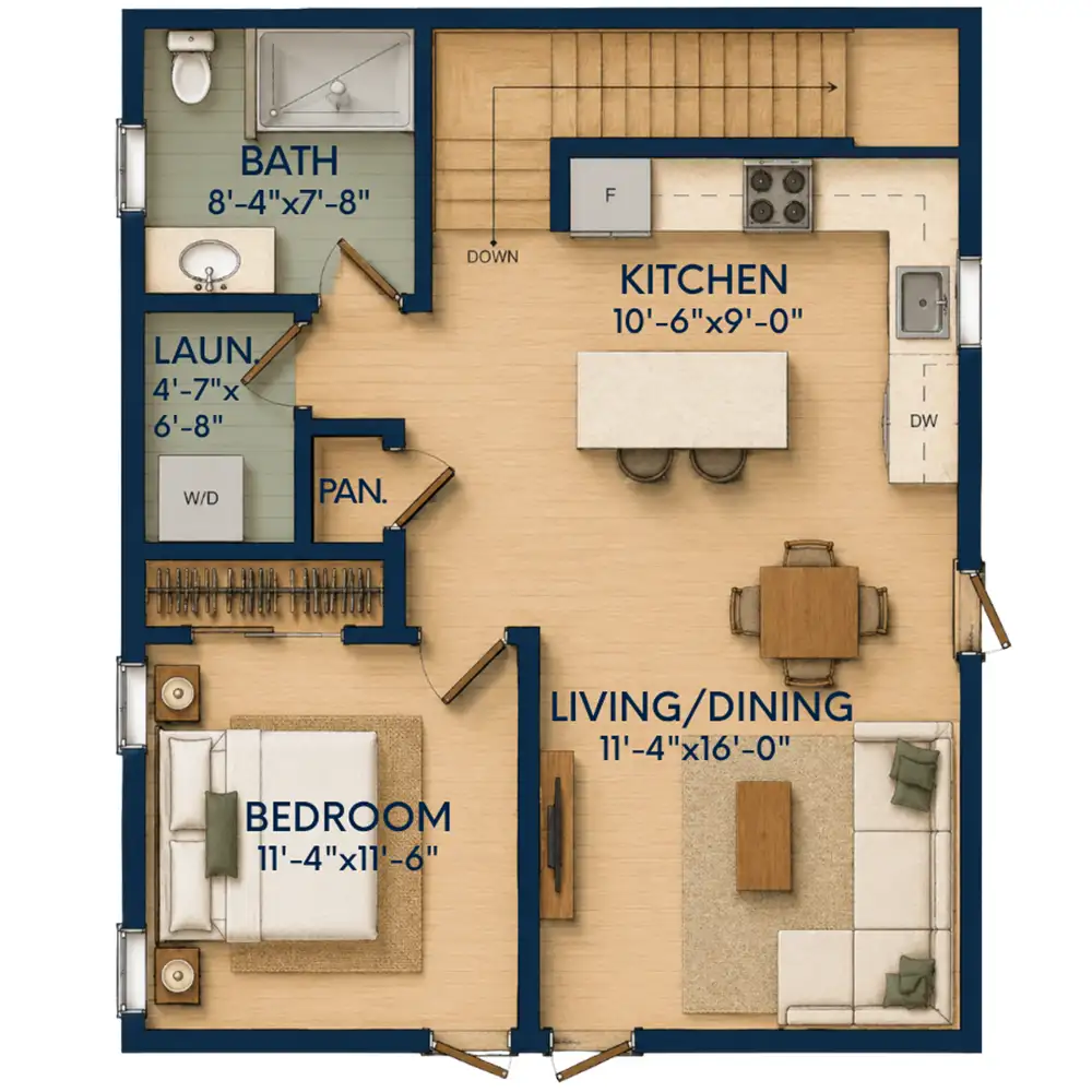 The Ridge — second level floor plan